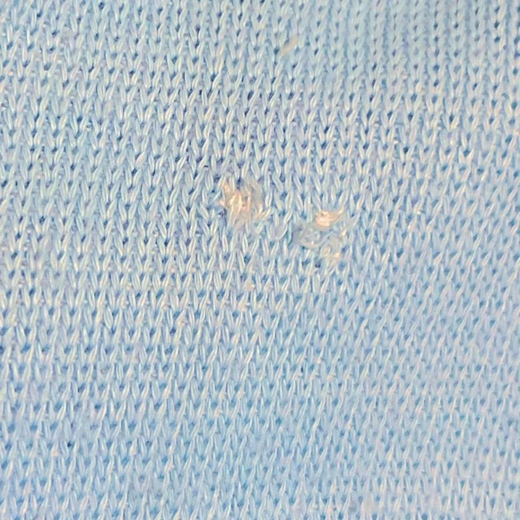 VTG 60’s 70’s Tennis Racquet Print V-Neck Sweater - Picture 3 of 4